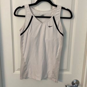Women’s Nike FitDry workout tank, white, size S